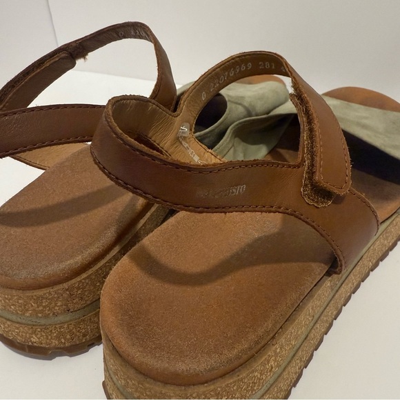 🔥 Mephisto Women’s Slingback Sandals Sage Nubuck Size 10 EU 40 Comfort Cork Sole - Picture 4 of 7